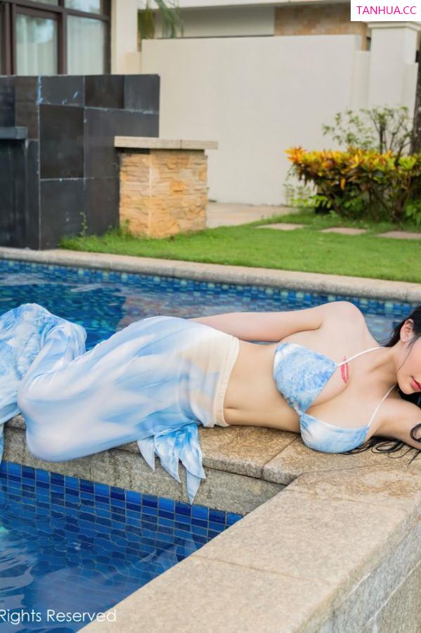 美七Mia  美七Mia泳池系列 绚丽美人鱼服饰第24张图片
